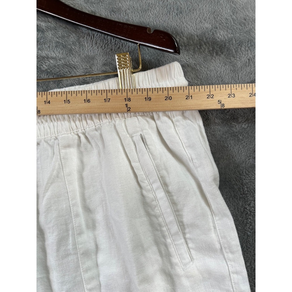 Athleta Retreat Linen Pants Womens 2X White Wide Leg High Rise NWOT - Picture 5 of 10